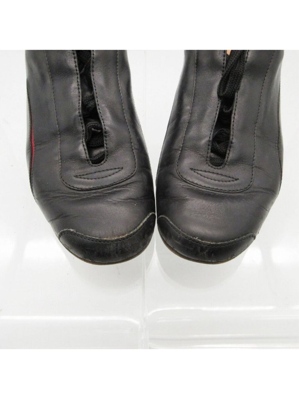 Louis Vuitton Black Leather Sneakers Shoes 35 - Picture 9 of 10